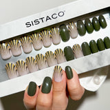 Night Blaze - Oval Sustainable Nails - Vorbestellung