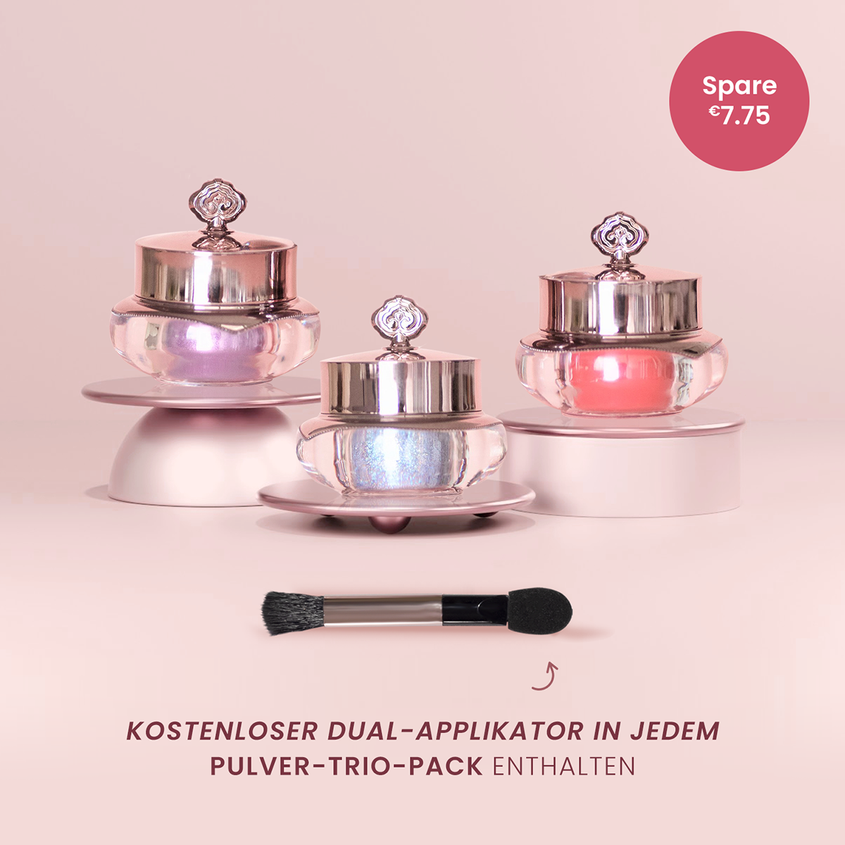 Pulver-Trio-Pack + KOSTENLOSER APPLIKATOR