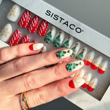 Xmas Cheer - Almond Sustainable Nails - Vorbestellung