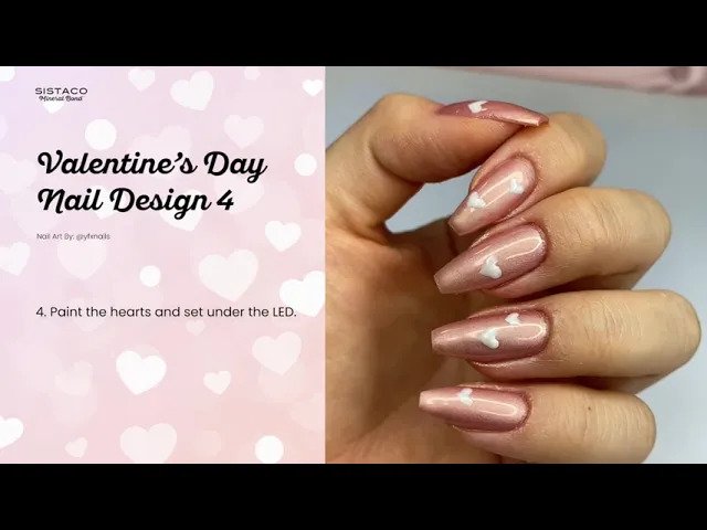 Valentinstags-Nagel-Design