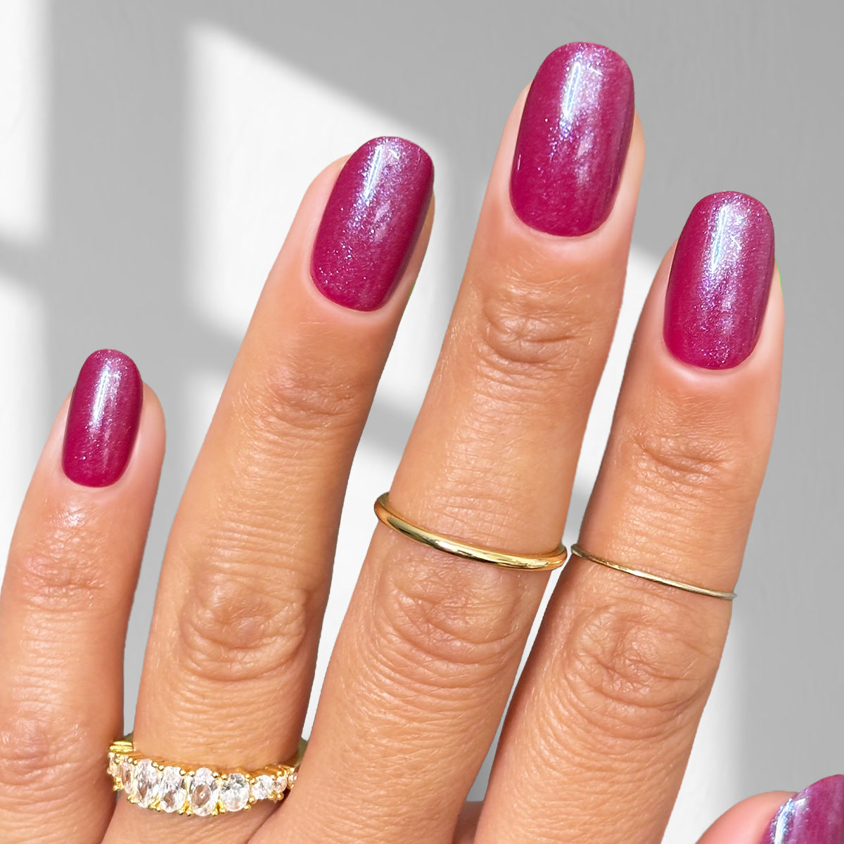 Nachhaltige Nägel – Old Mauve (Glasiert) – Oval