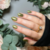 Olive - Metallic Nagelpuder