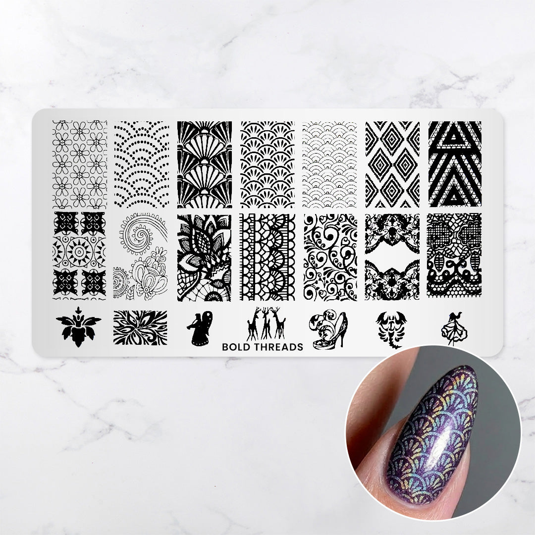 Bold Threads - Pattern Press Template