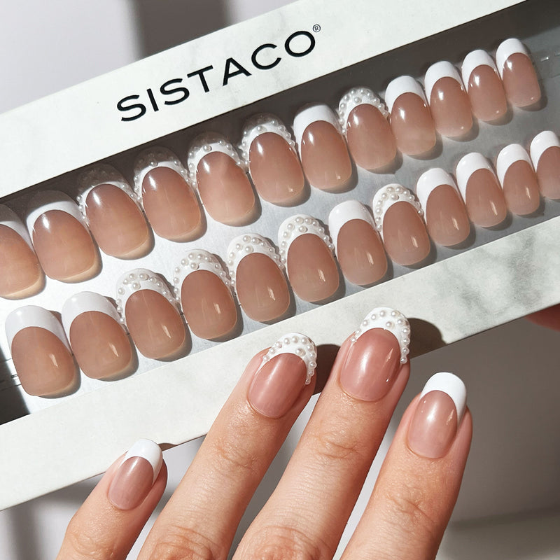 Bridal Halo - Oval Sustainable Nails - Vorbestellung