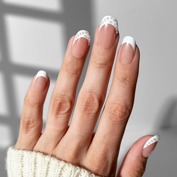 Bridal Halo - Oval Sustainable Nails - Vorbestellung