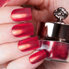 Candy Red – Metallisches Nagelpuder