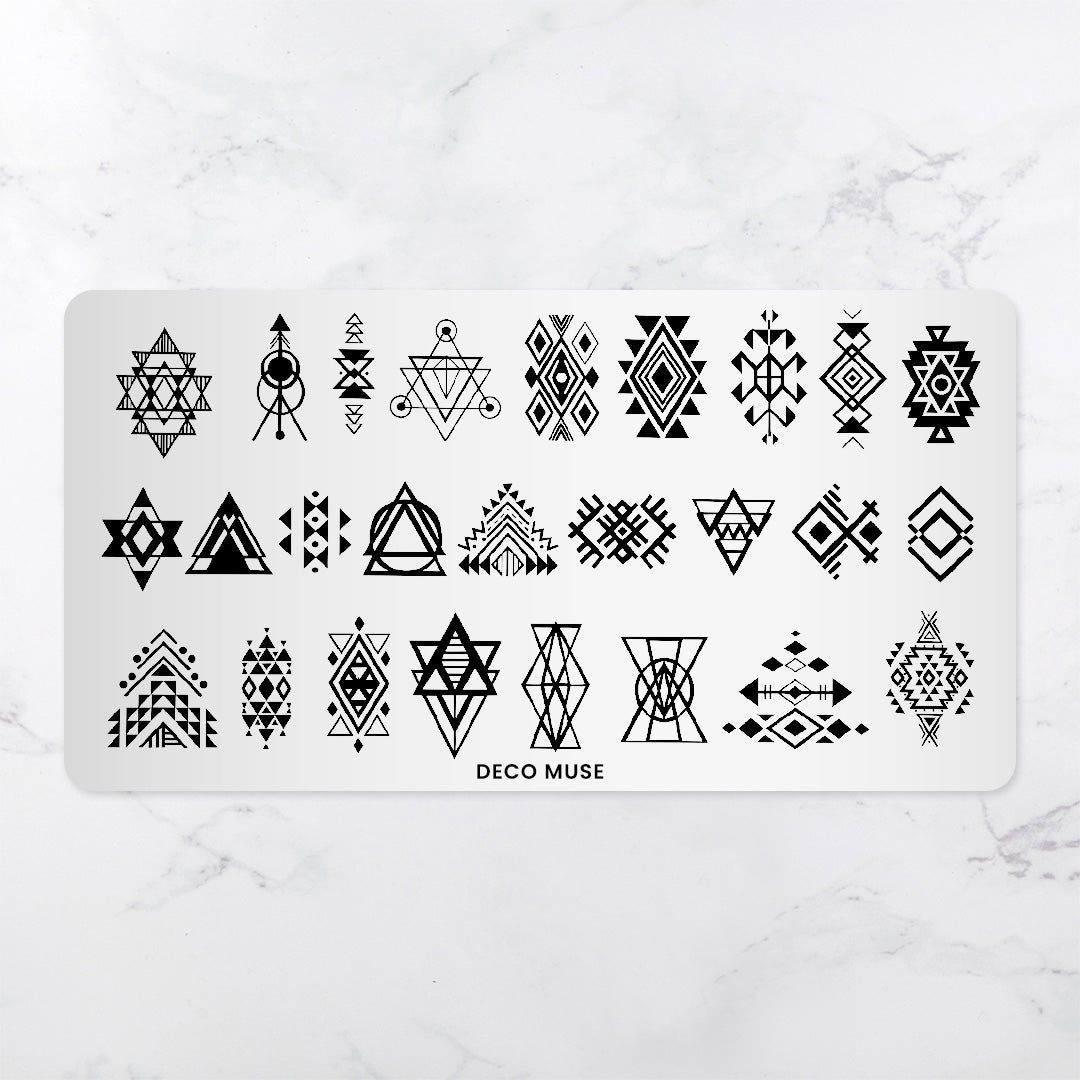 Deco Muse - Pattern Press Template