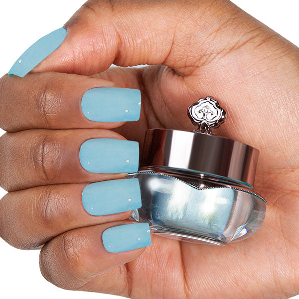 Dusty Blue – Mattes Nagelpuder