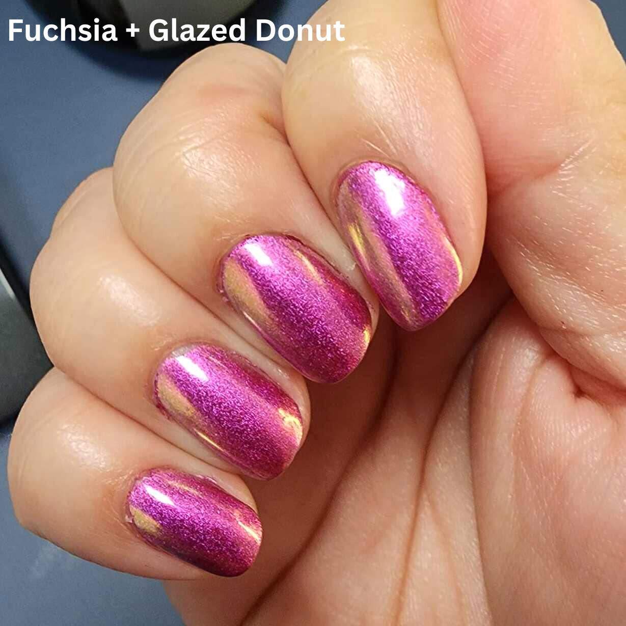 Glazed Donut – Metallisches Nagelpuder