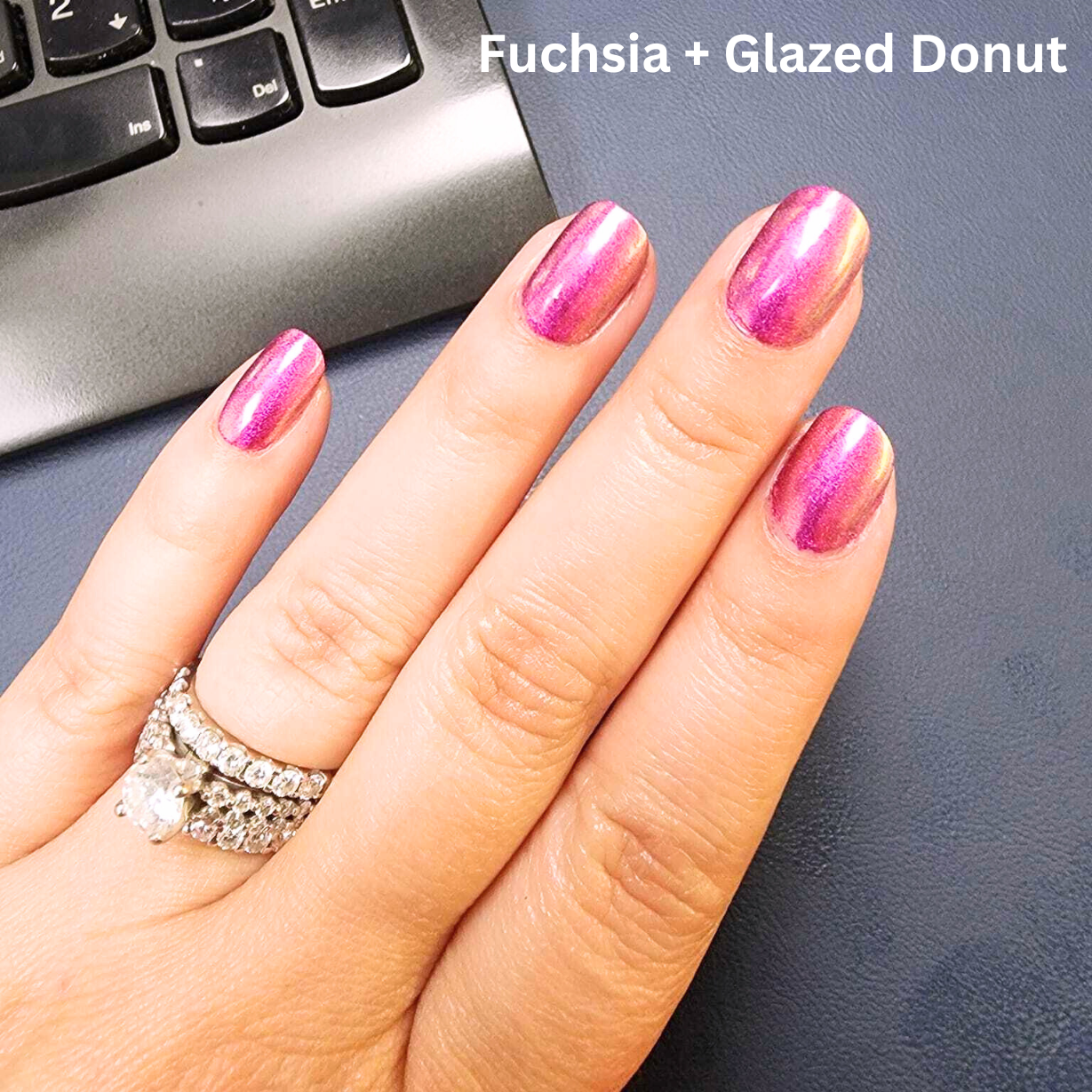 Glazed Donut – Metallisches Nagelpuder