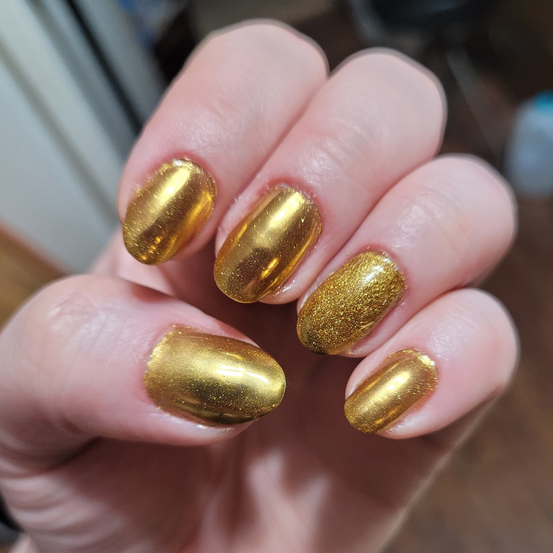 Fire Glow – Metallisches Nagelpuder