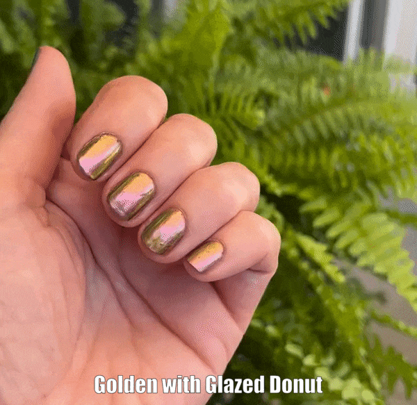 Glazed Donut – Metallisches Nagelpuder