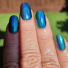 Glacier Blue – Holografisches Nagelpuder