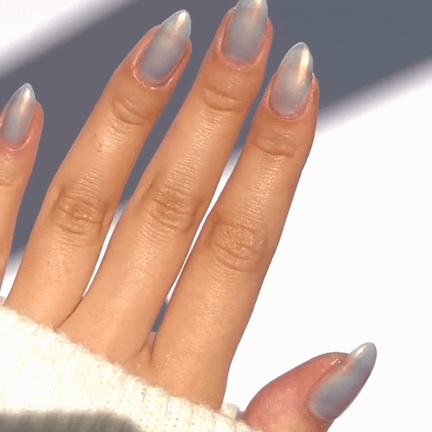 Glazed Amber – Metallisches Nagelpuder
