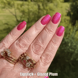 Glazed Plum – Metallisches Nagelpuder