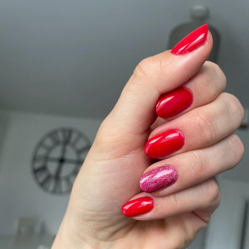 Luminous Red - Matte Nagelpuder