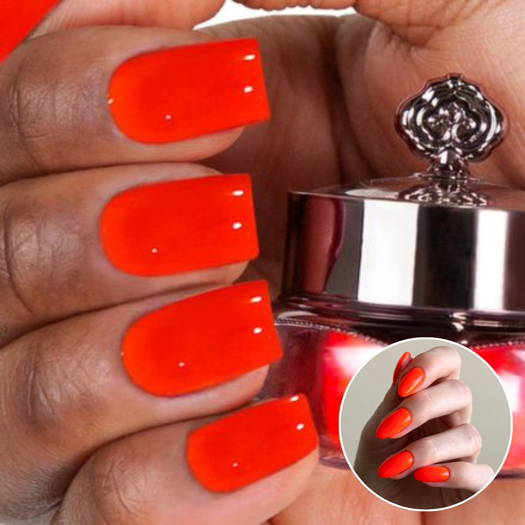 Vibrant Orange - Matte Nagelpuder