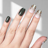 Night Blaze - Oval Sustainable Nails