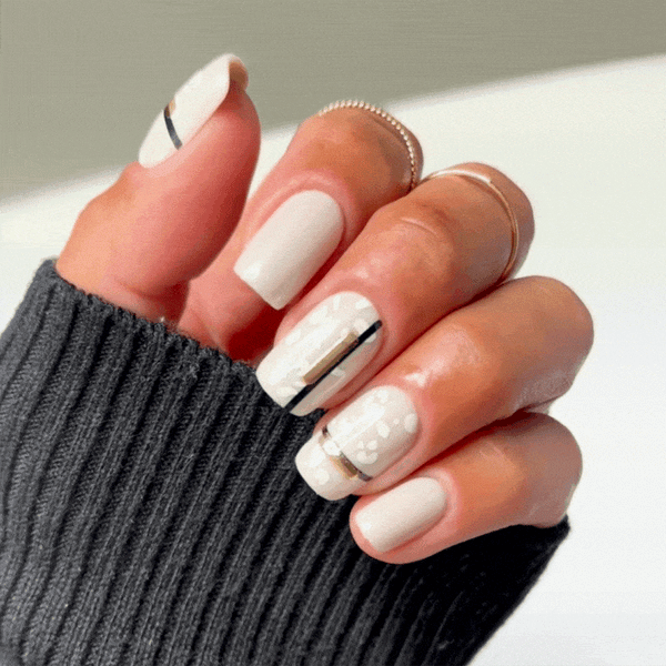 Noir Baroque - Square Sustainable Nails - Vorbestellung