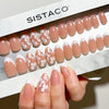 Peach Fleur - Almond Sustainable Nails - Vorbestellung