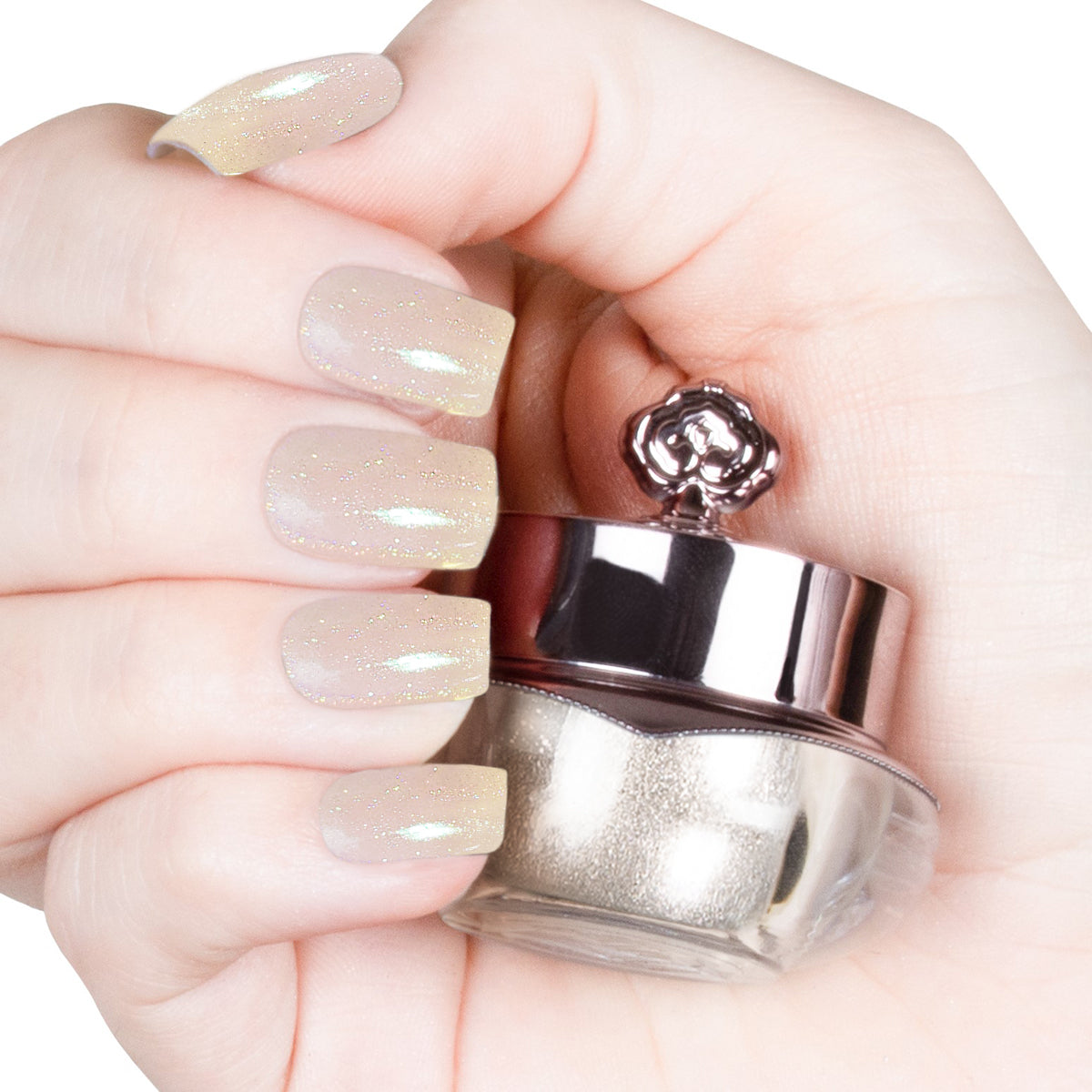 Pebble - Holographisch Nagelpuder