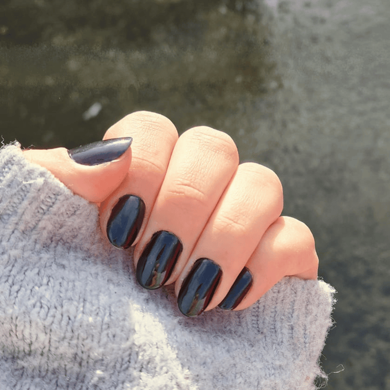 Raven - Metallisch Nagelpuder