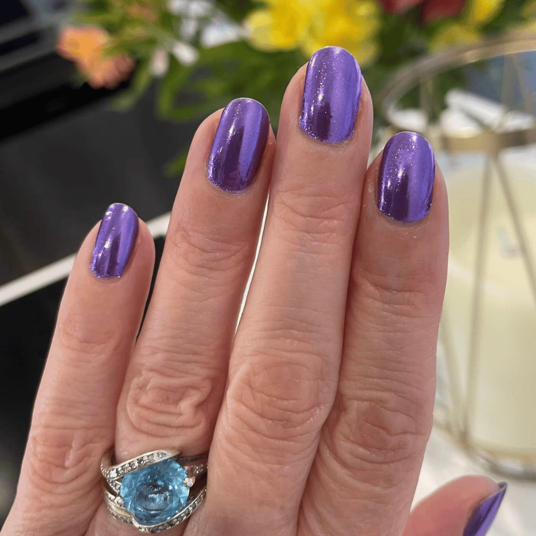 Royal Purple - Metallisch Nagelpuder