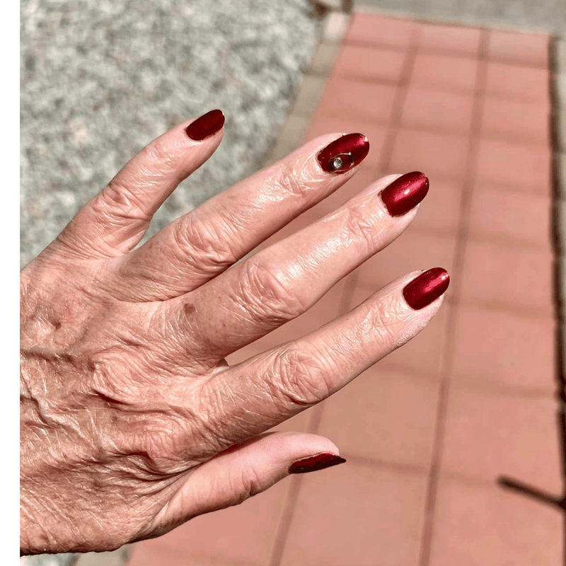 Ruby - Metallisch Nagelpuder