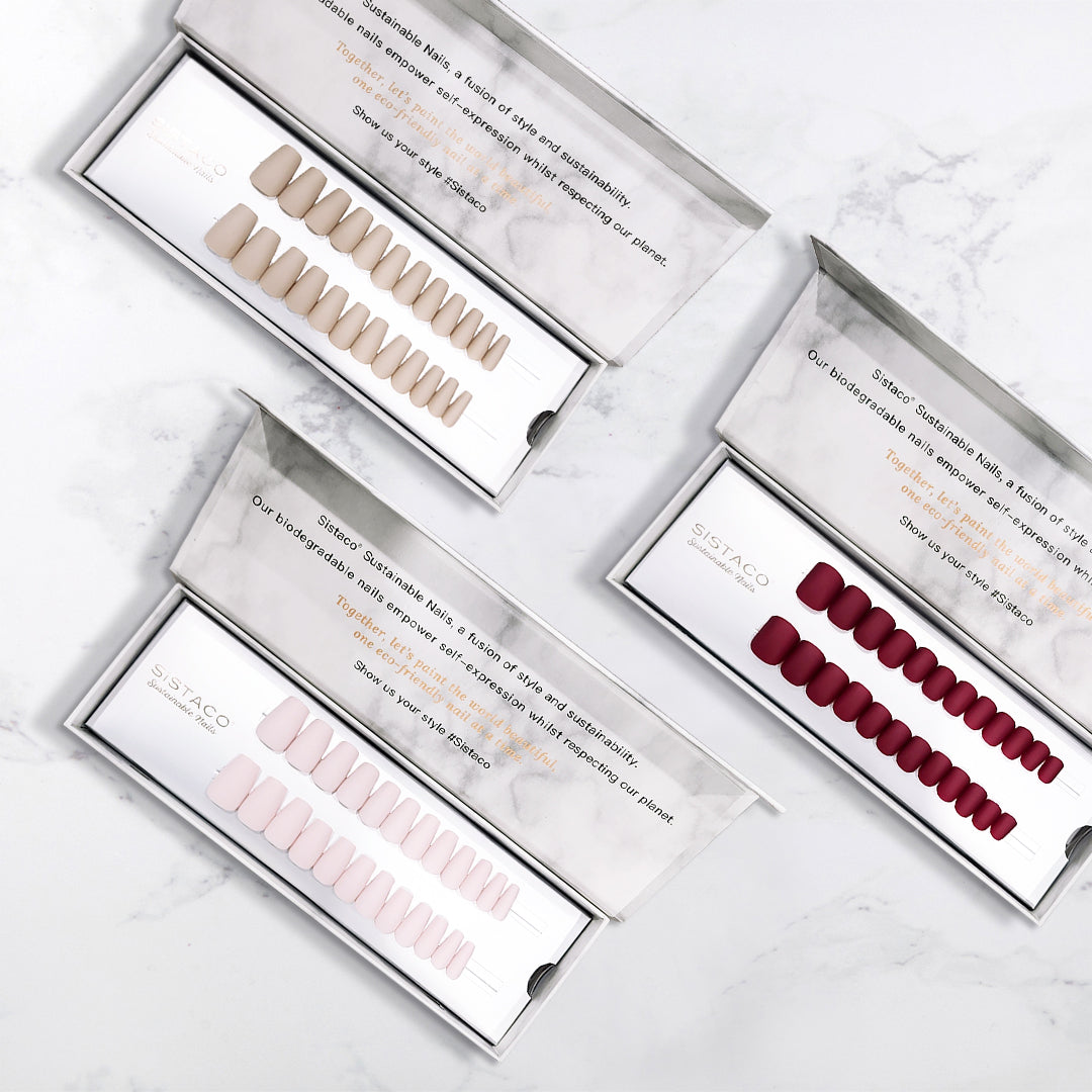 3er-Pack Sustainable Nails