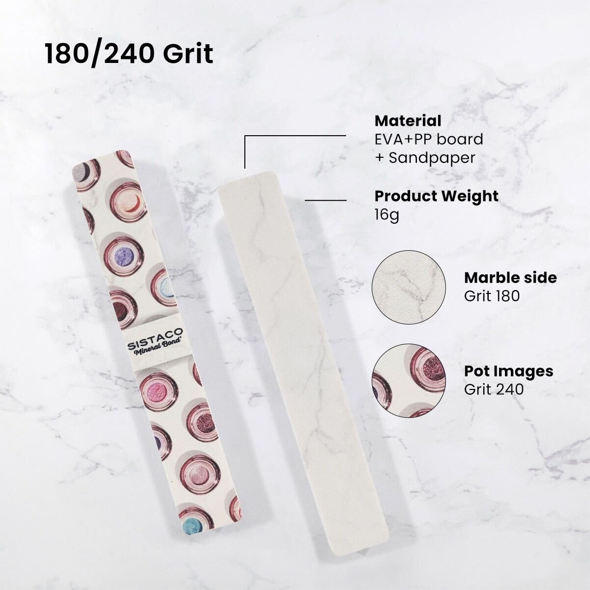 Sistaco Designer File (180/240 Grit)
