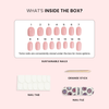 Whisper Mauve - Square Sustainable Nails - Vorbestellung