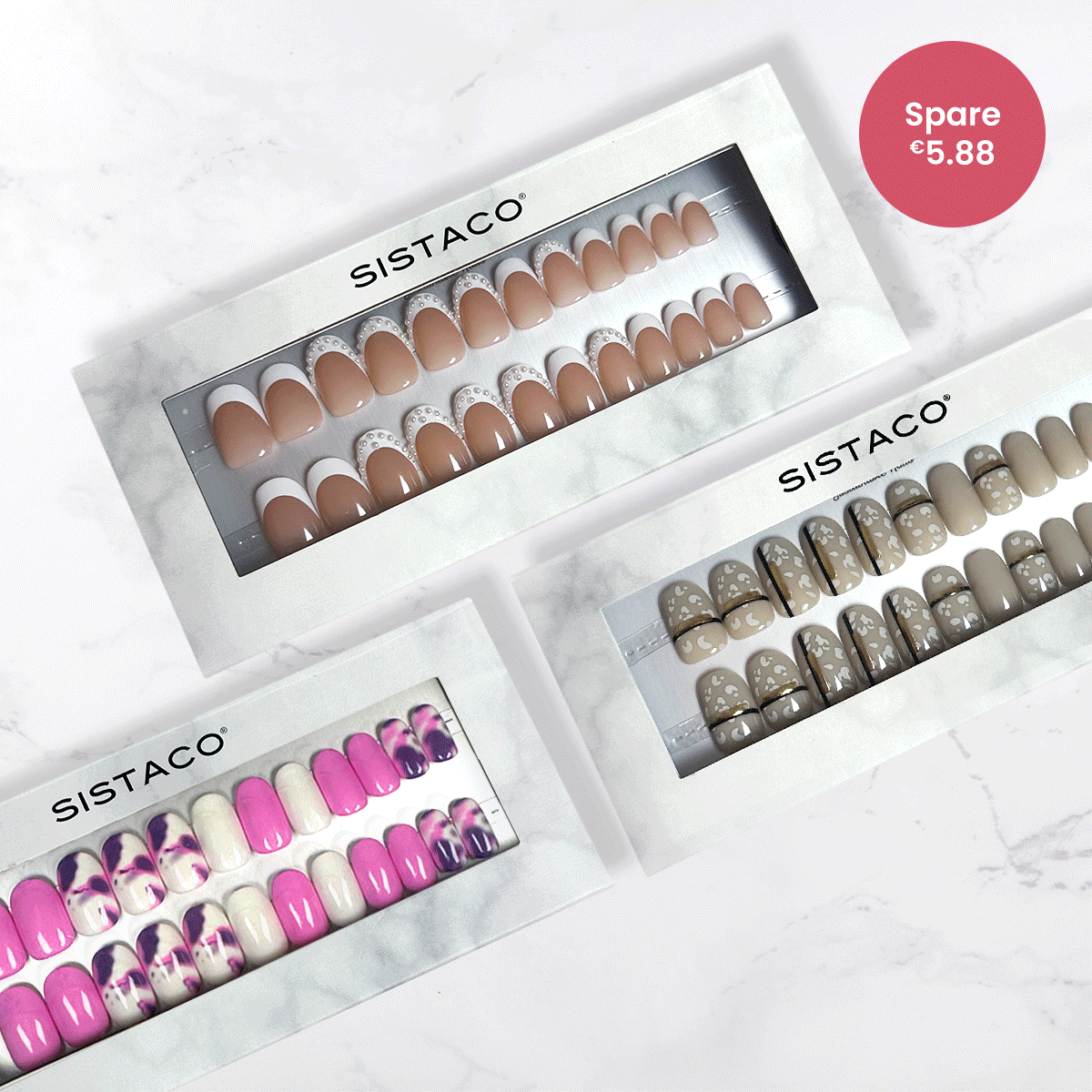 3er-Pack Sustainable Nails