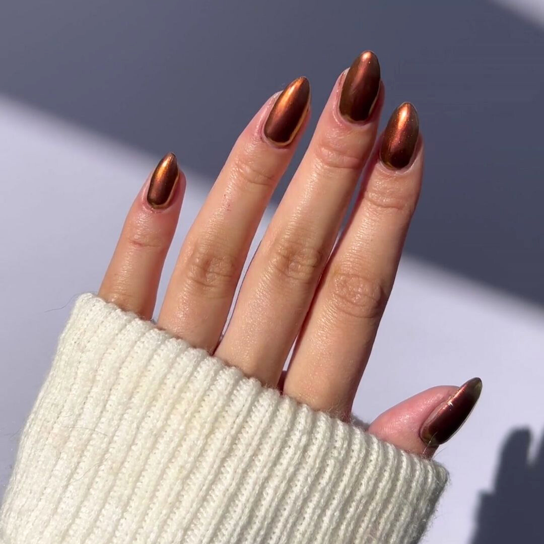Safran - Metallisch Nagelpuder