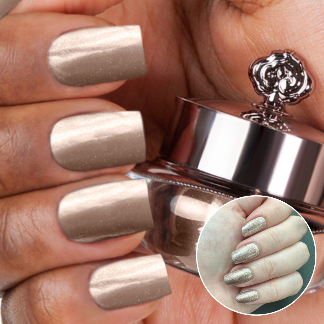 Silver Bubble - Metallic Nagelpuder - Shipping Jan 8th