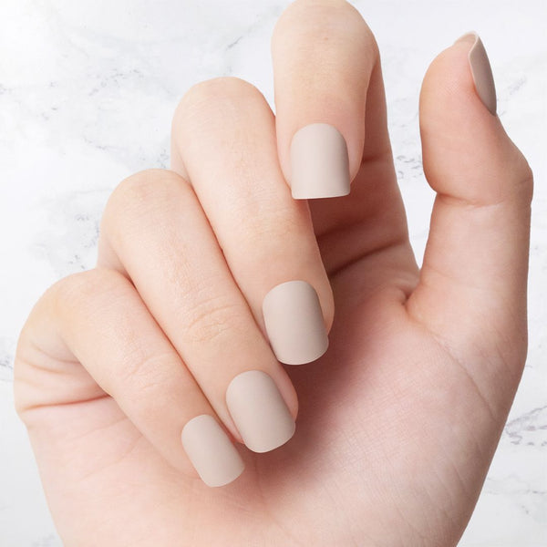 Sustainable Nails - Taupe - Square