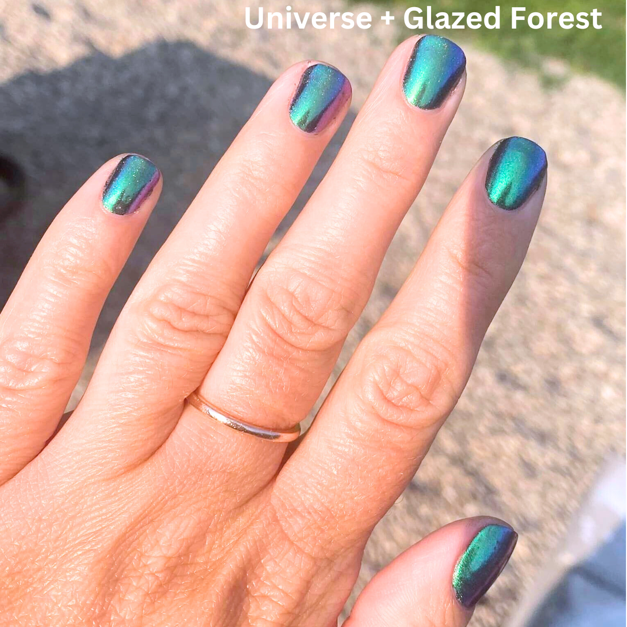 Glazed Forest – Metallisches Nagelpuder