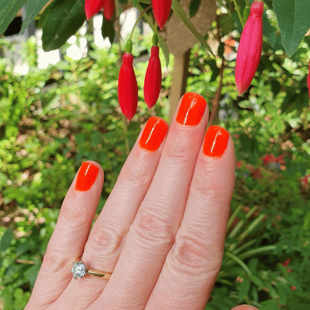 Morary Nagelpolierblock Orange – 5 Stück, Für Glänzende Und Glatte Nägel