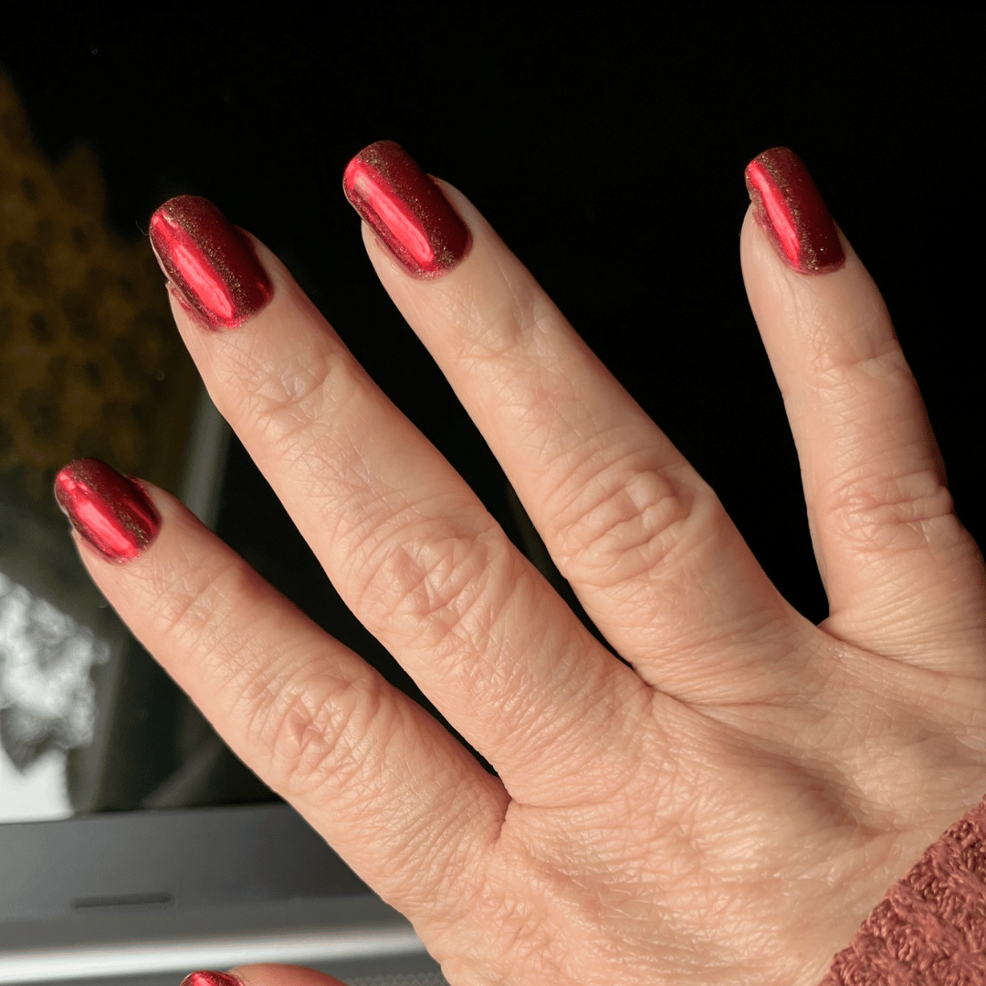 Valentine - Holographisch Nagelpuder