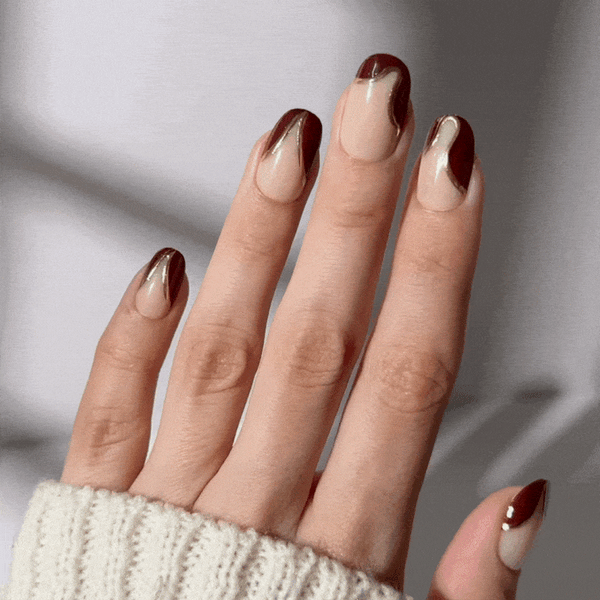 Velour Nights - Oval Sustainable Nails - Vorbestellung