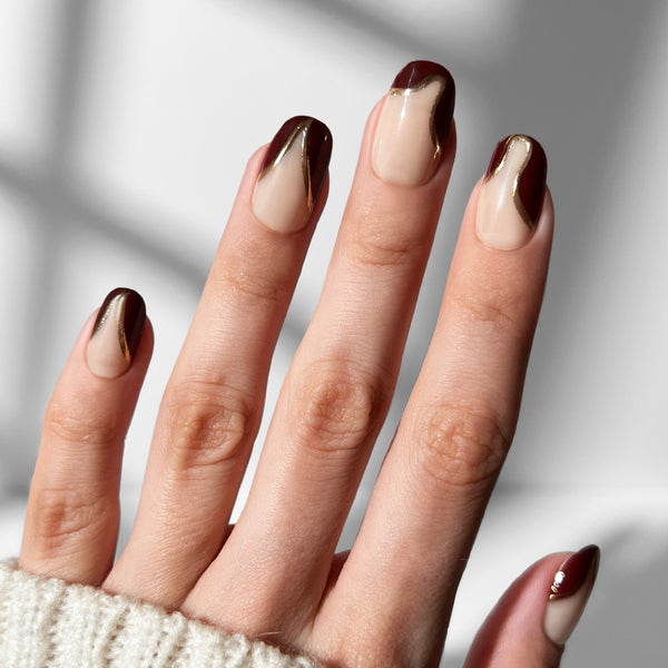 Velour Nights - Oval Sustainable Nails - Vorbestellung