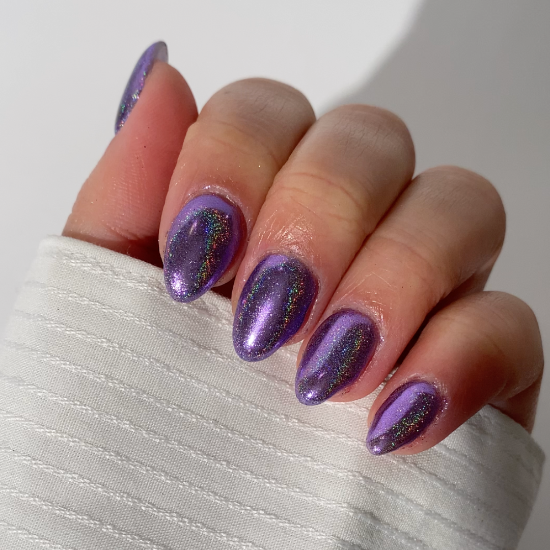 Violet Sky -Holografisch Nagelpuder