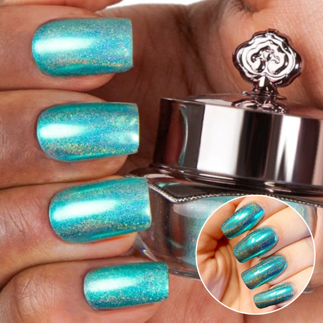 Emerald City – Holographisches Nagelpuder