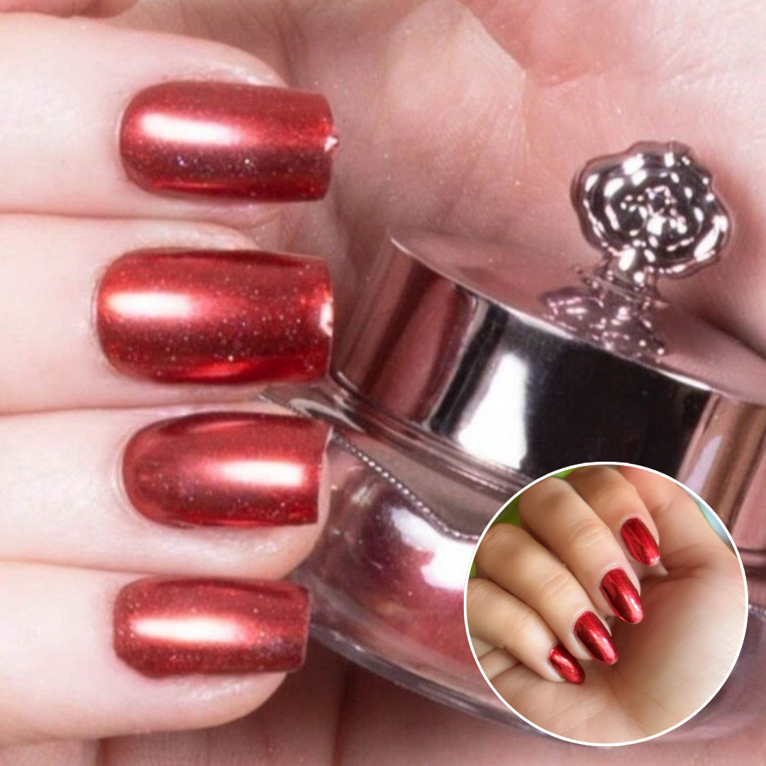 Ruby - Metallisch Nagelpuder