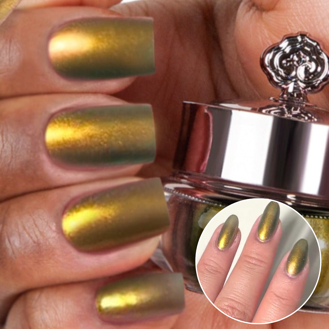 Golden – Metallisches Nagelpuder