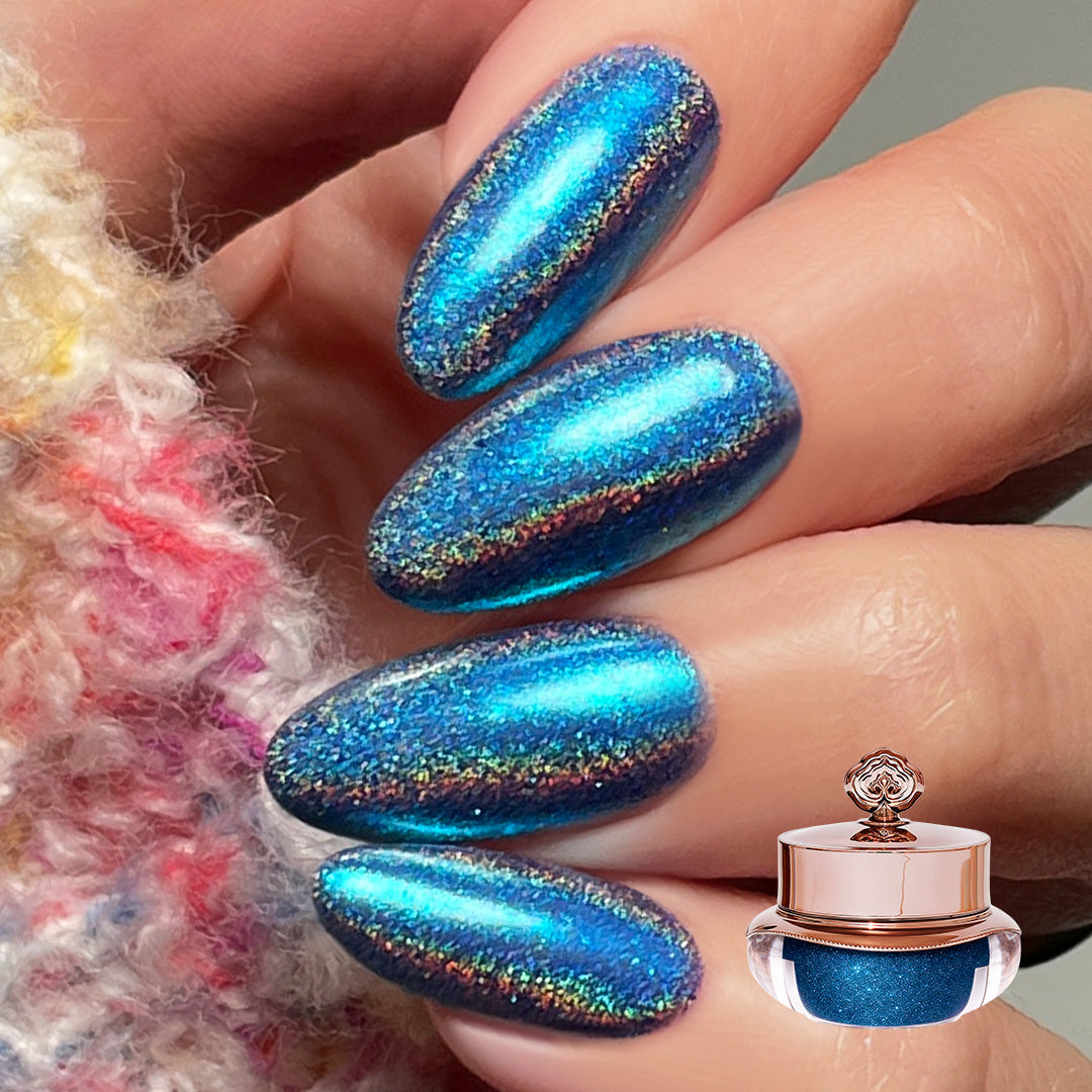 Ocean Rush - Holografisch Nagelpuder