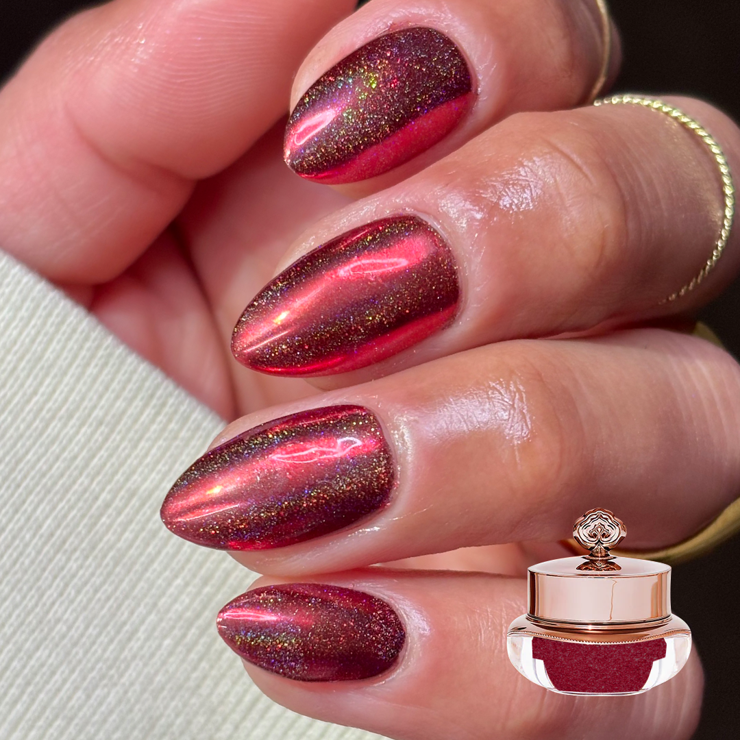 Valentine - Holographisch Nagelpuder