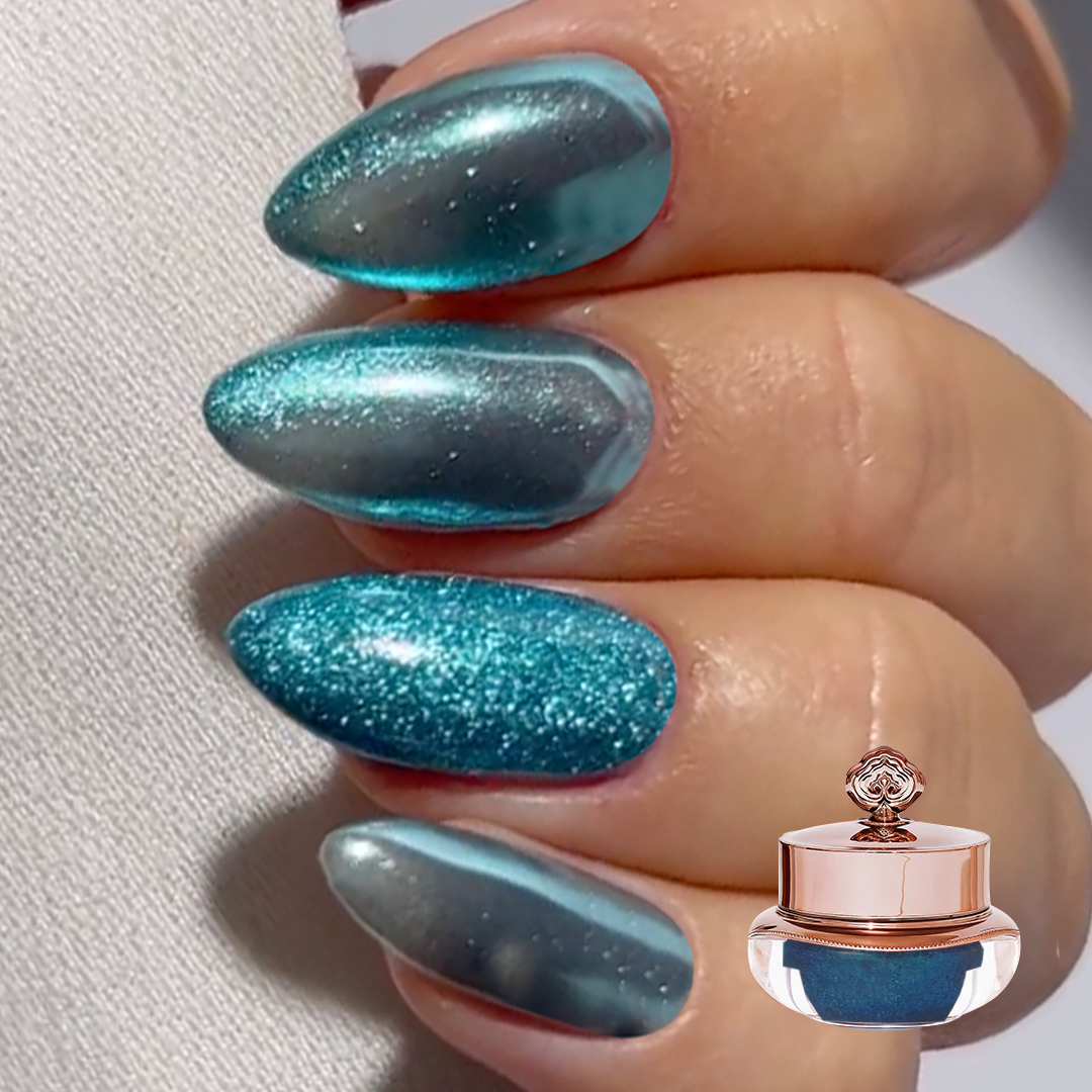 Azure – Metallisches Nagelpuder