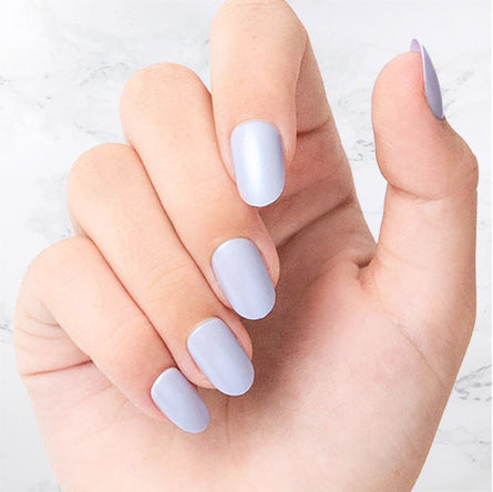 Nachhaltige Nägel –  Baby Blue – Oval