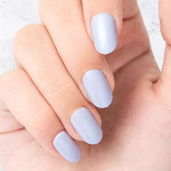 Nachhaltige Nägel –  Baby Blue – Oval