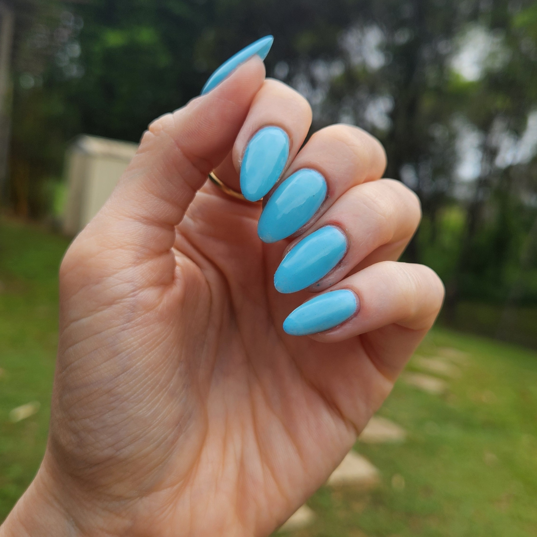 Dusty Blue – Mattes Nagelpuder